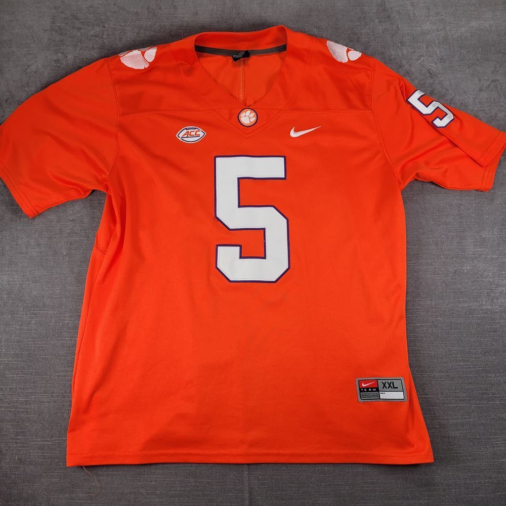 Nike Uiagalelei ACC‎ Football Clemson Tigers Jersey Orange NCAA Mens XXL